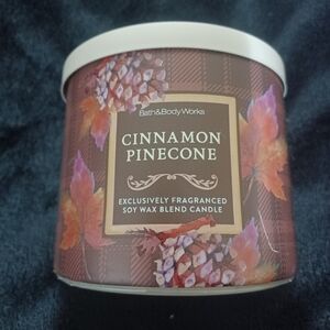 Bath & Body Works Cinnamon Pinecone Candle - Brown
